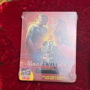 Marvel WandaVision Collector's Edition Blu-ray + DVD - Red and Black